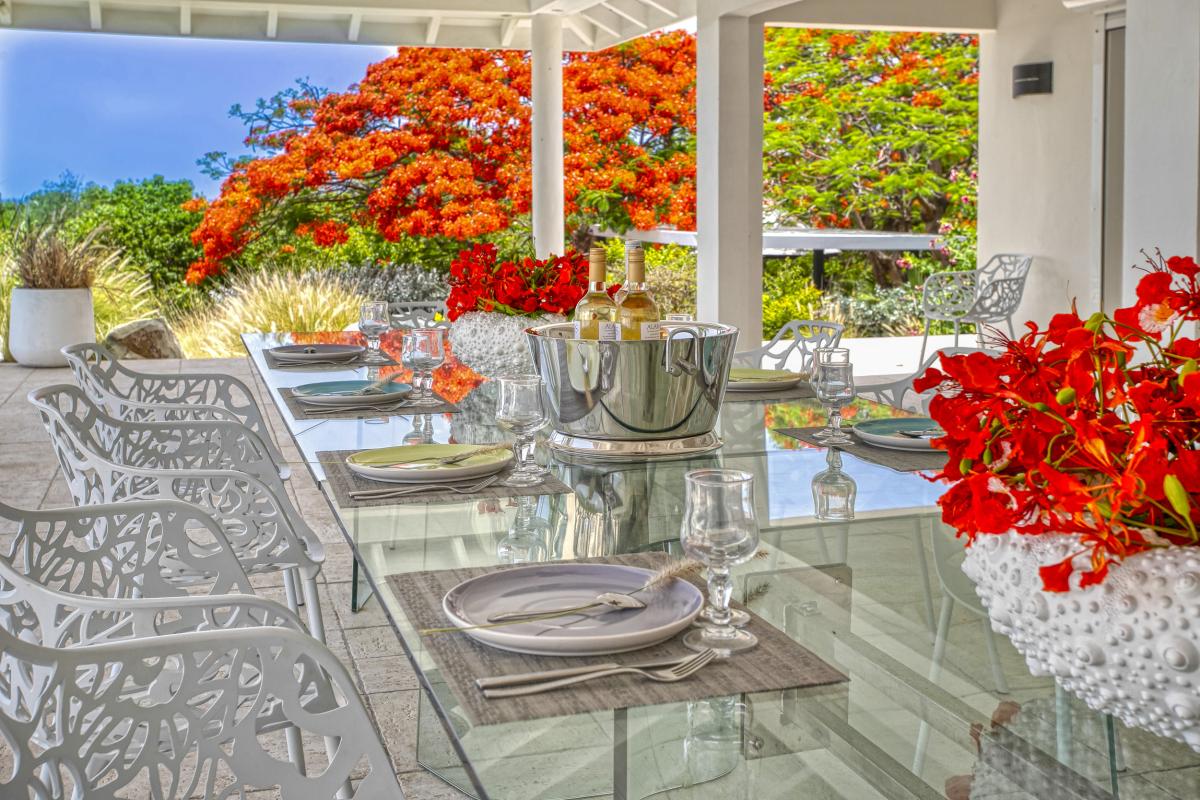 12.Location villa Encore aux Terrres Basses Saint Martin_Terrasse.